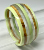 AP2 seven layer saucer laminate bakelite bangle