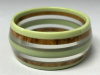 AP2 seven layer saucer laminate bakelite bangle