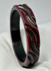 BBU1 overdyed wine bakelite bangle